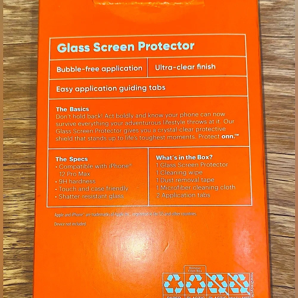 iPhone 12 Pro Max Glass Screen Protector New in Box